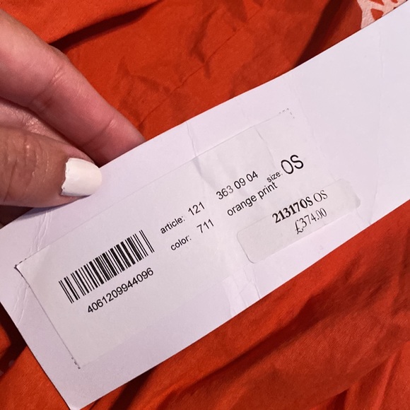 Rundholz Black Label, Orange Printed Shift Top/Mini, NWT - Picture 9 of 16